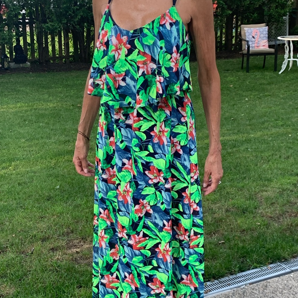 Maxi chiffon dress